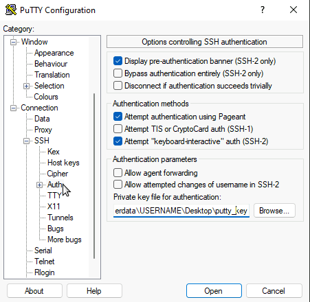 ساخت کلید SSH با Putty