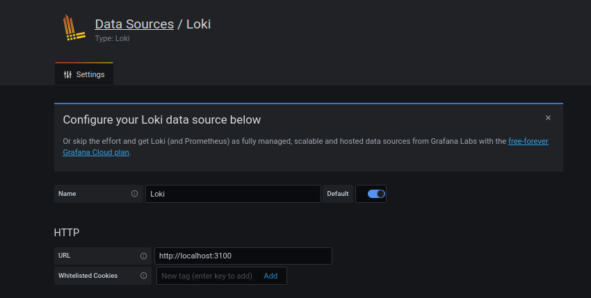 مرحله چهارم نمایش لاگ ها در Grafana Loki