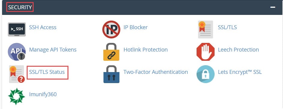 نصب گواهینامه SSL و TLS در سی پنل