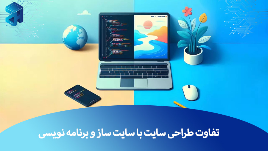 تفاوت طراحی سایت با سایت ساز و برنامه نویسی کدام یک برای شما بهتر است؟