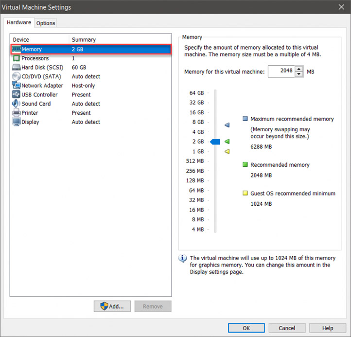 تغییر منابع سخت افزاری ماشین مجازی در VMware