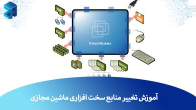 تغییر منابع سخت افزاری ماشین مجازی