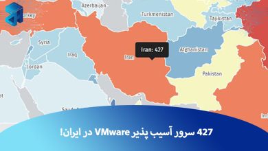 427 سرور آسیب پذیر VMware در ایران