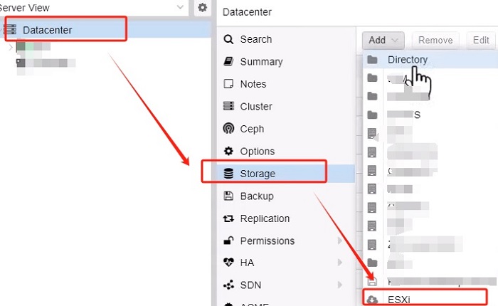 انتقال Vmware به Proxmox