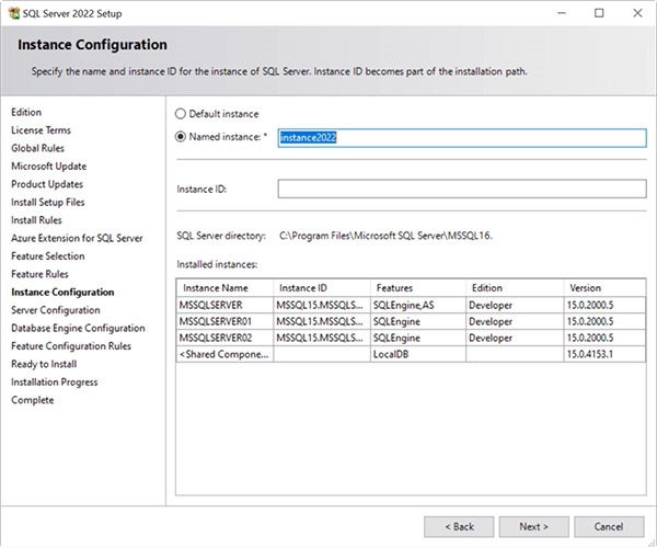 نصب SQL Server
