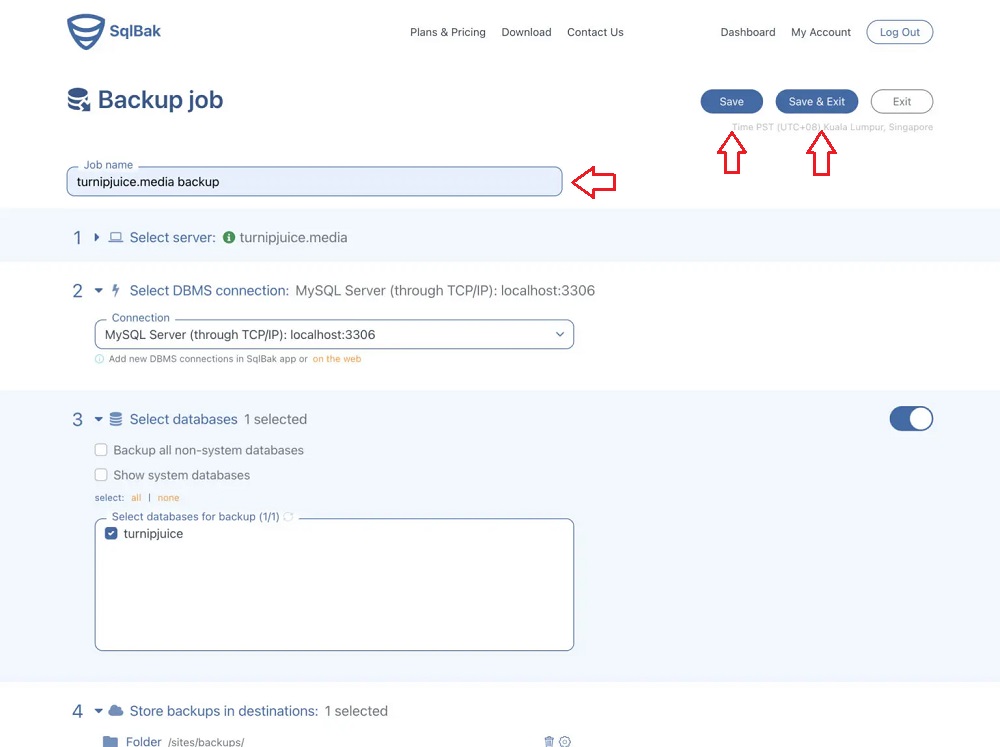 بکاپ گیری MySQL