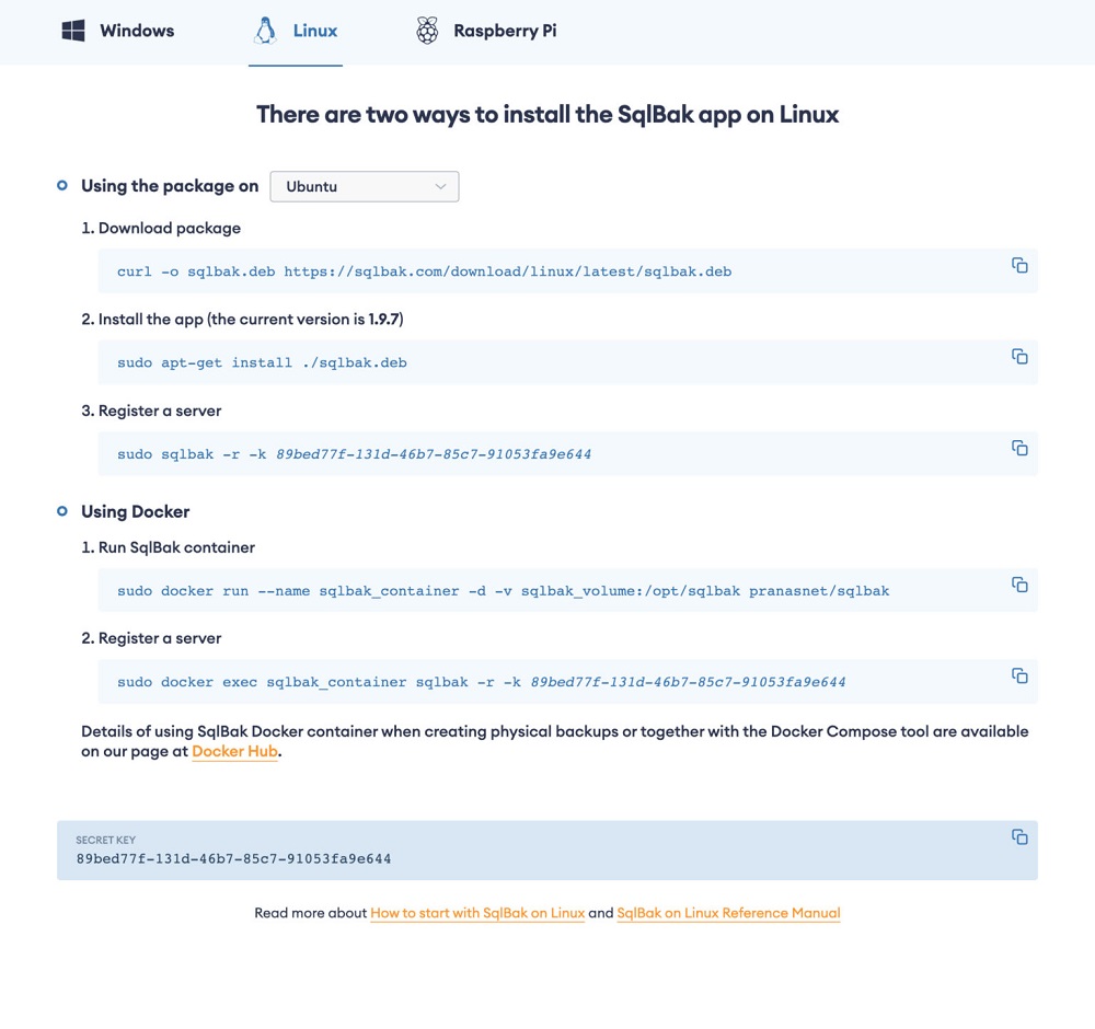 بکاپ گیری MySQL