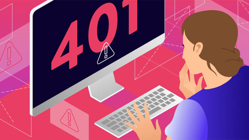 خطای 401 یک کد وضعیتی HTTP است که نشان می دهد سرور یک درخواست تأیید نشده دریافت کرده است.